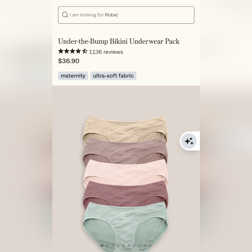 Brand new Kindred braverly Under-the-Bump Bikini Underwear Pack size 1X